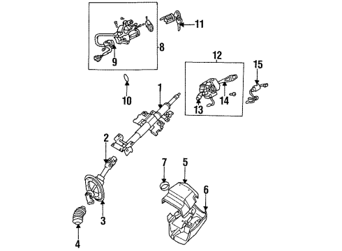 1998 Mitsubishi Galant Switches