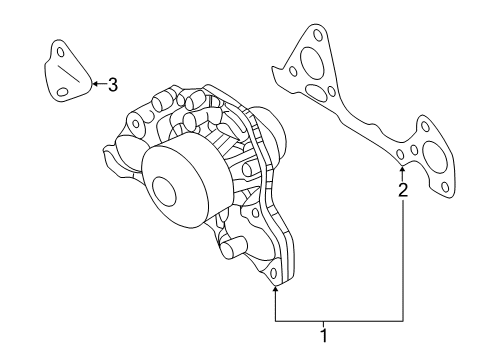 2003 Mitsubishi Galant Water Pump Diagram 2