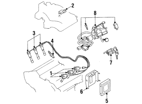 2000 Mitsubishi Montero Ignition System