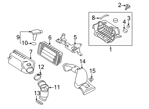 2013 Mitsubishi Outlander Sport Air Intake
