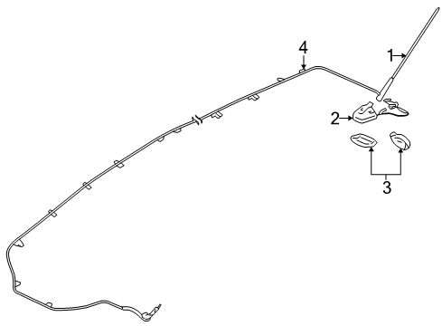 2015 Mitsubishi Outlander Antenna & Radio