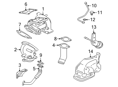 2004 Mitsubishi Lancer Turbocharger