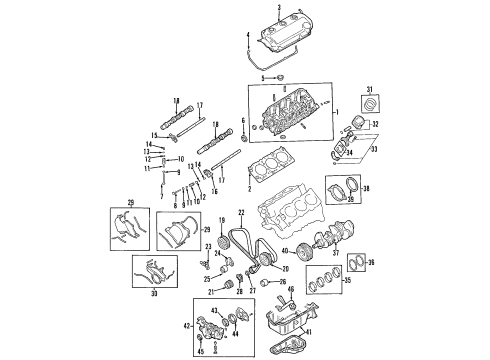 2000 Mitsubishi Montero Camshaft & Timing
