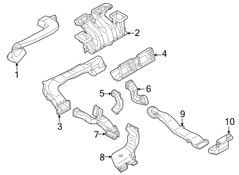 2025 Mitsubishi Outlander PHEV Ducts
