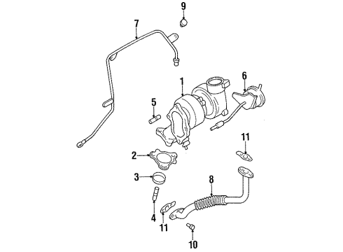 1999 Mitsubishi 3000GT Turbocharger