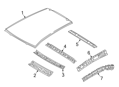 2017 Mitsubishi Mirage G4 Roof & Components