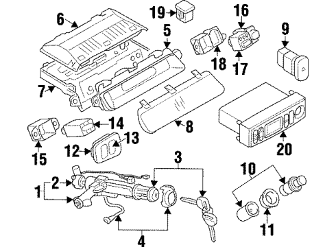 2000 Mitsubishi Diamante Automatic Temperature Controls