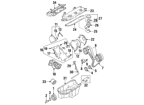 1993 Mitsubishi Montero Intake Manifold