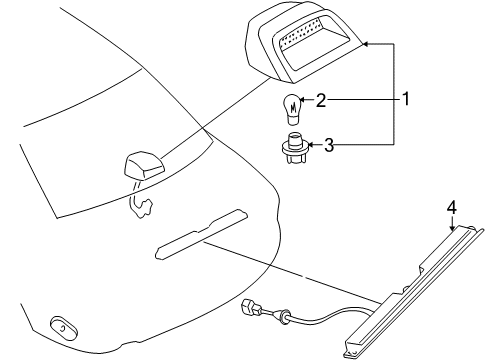 2005 Mitsubishi Lancer Bulbs Diagram 10