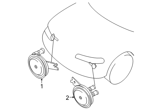 2003 Mitsubishi Lancer Horn Diagram 2