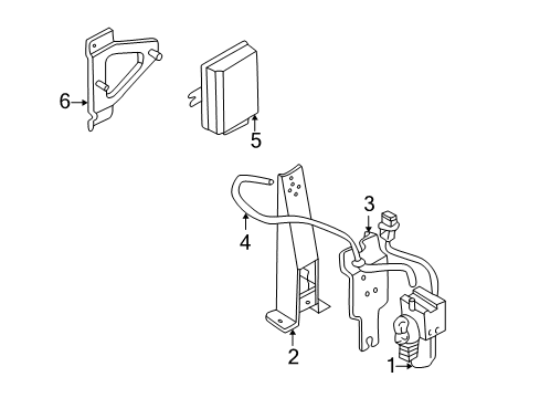 2001 Mitsubishi Montero Cruise Control System