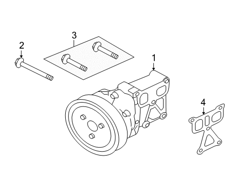 2008 Mitsubishi Lancer Water Pump Diagram 2