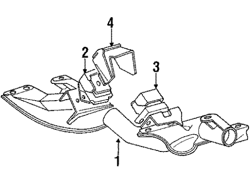1988 Mitsubishi Van Engine Mounting Diagram 2