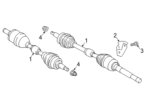 2025 Mitsubishi Eclipse Cross Drive Axles - Front