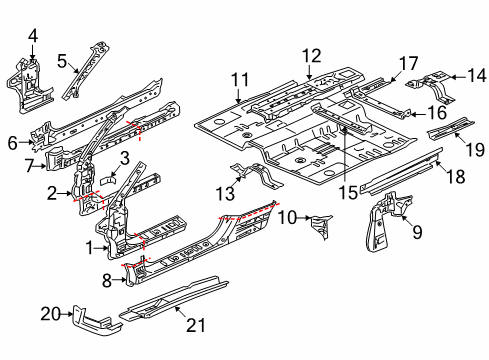 2010 Mitsubishi Eclipse Rocker Panel Diagram 2