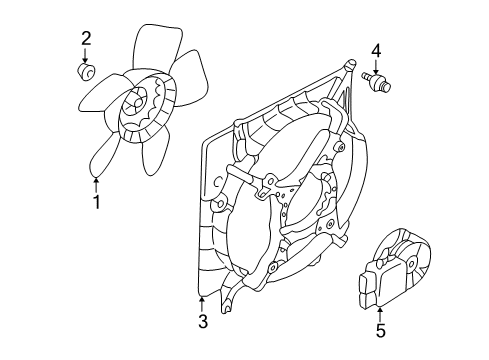 2003 Mitsubishi Galant Cooling Fan Diagram 2