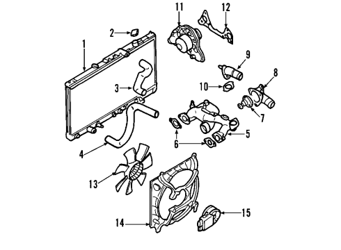 2002 Mitsubishi Eclipse Water Pump Diagram 4