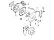 Diagram for Mitsubishi Spindle Nut - MB584600