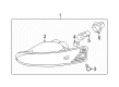 Diagram for Mitsubishi Turn Signal Lights - MR496326