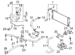 Diagram for Mitsubishi Radiator - MZ690912