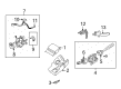 Diagram for Mitsubishi Steering Column Cover - 8065A080XA