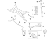 Diagram for Mitsubishi Strut Mounts - 4140A505