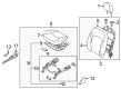 Diagram for Mitsubishi Seat Covers - 6901B728HJ