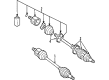 Diagram for Mitsubishi Diamante Axle Shaft Seal - MN130496