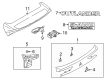 Diagram for Mitsubishi Spoiler - 85910A00DP