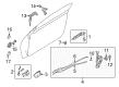 Diagram for Mitsubishi Door Check - MR987357