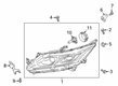 Diagram for Mitsubishi Eclipse Cross Daytime Running Lights - 8301D170