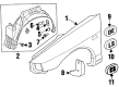 Diagram for Mitsubishi Mirage Emblem - MR768697