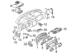 Diagram for Mitsubishi Eclipse Instrument Panel Light Bulb - MR471775