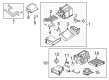 Diagram for Mitsubishi Blower Motor - MR568592