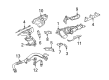 Diagram for Mitsubishi Eclipse Exhaust Manifold - 1555A425