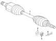 Diagram for Mitsubishi Outlander Axle Shaft - 3815A138