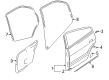 Diagram for Mitsubishi Weather Strip - MR599972