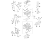 Diagram for Mitsubishi Piston Ring Set - 1110B699