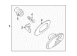 Diagram for Mitsubishi Outlander Side Marker Light - MR522027