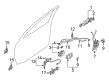 Diagram for Mitsubishi Door Lock Cylinder - MR555355