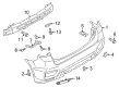 Diagram for Mitsubishi Bumper Reflector - 8355A110