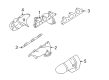 Diagram for Mitsubishi Exhaust Heat Shield - MR497485