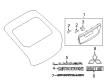 Diagram for Mitsubishi Emblem - 7415A112