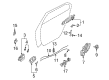 Diagram for Mitsubishi Lancer Door Lock - MN159630