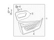 Diagram for Mitsubishi Outlander Sport Tail Light Lens - 8336A086