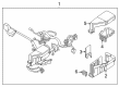 Diagram for Mitsubishi Relay Boxes - 8565A526