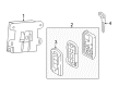 Diagram for Mitsubishi Key Fob - 8637C803