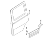 Diagram for Mitsubishi Montero Door Moldings - MN133682HC