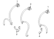 Diagram for Mitsubishi Outlander Seat Belt - 7000B375
