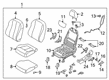 Diagram for Mitsubishi Eclipse Cross Seat Covers - 87670W821P